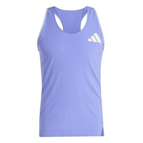 Front - Adidas Mens Adizero Vest Top