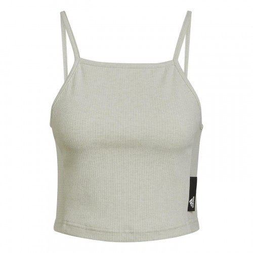 Front - Adidas Womens/Ladies Studio Lounge Ribbed Tank Top