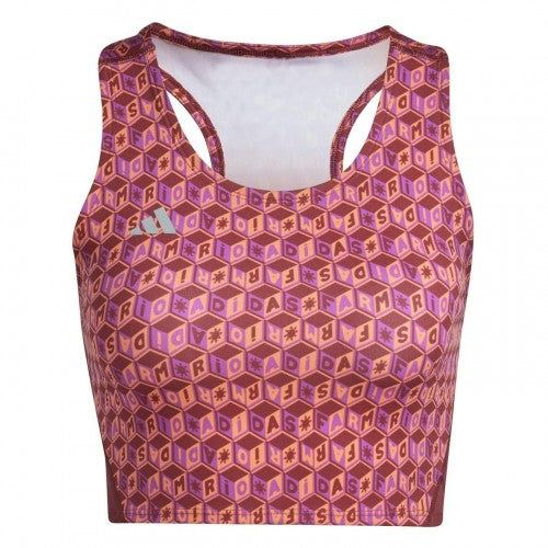 Front - Adidas Womens/Ladies Adizero Crop Top