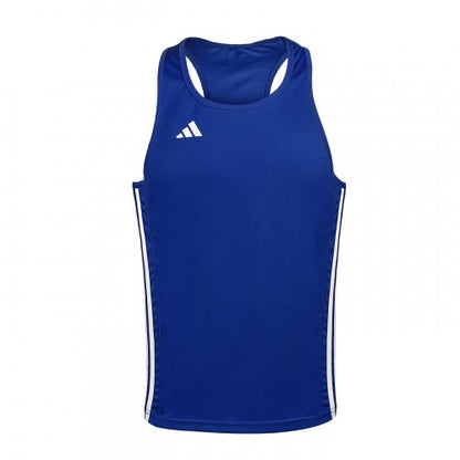 Front - Adidas Unisex Adult 3 Stripes Lightweight Boxing Vest