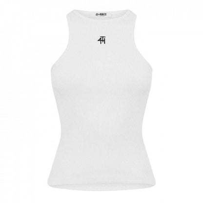 Front - 4th & Reckless Womens/Ladies Ribbed Tank Top