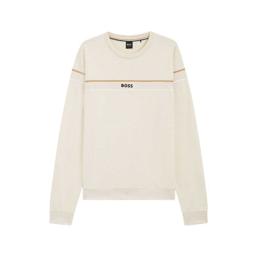 Front - Boss Mens Cotton Sweatshirt