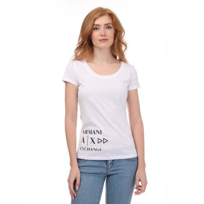 Front - Armani Womens/Ladies Slim T-Shirt