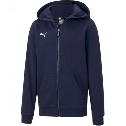 Front - Puma Childrens/Kids TeamGoal 23 Casuals Drawstring Hoodie