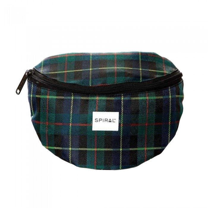 Front - Spiral Plaid Bum Bag