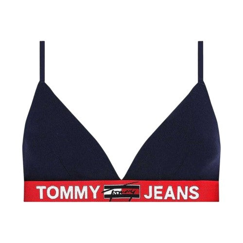 Front - Tommy Jeans Womens/Ladies Triangle Bralette
