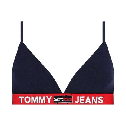Front - Tommy Jeans Womens/Ladies Triangle Bralette