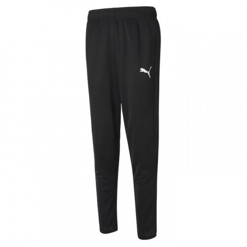 Front - Puma Mens Logo Tapered Tracksuit Bottoms