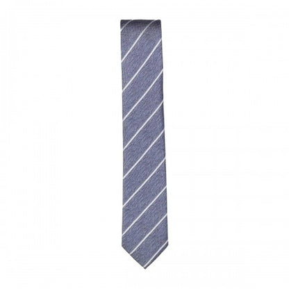 Front - Twisted Tailor Contrast Striped Tie