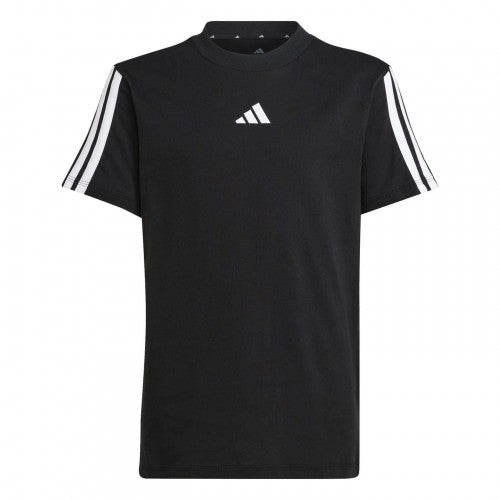 Front - Adidas Childrens/Kids Essentials 3 Stripes T-Shirt