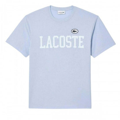 Front - Lacoste Mens Logo Printed Cotton T-Shirt