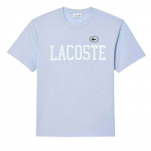 Front - Lacoste Mens Logo Printed Cotton T-Shirt