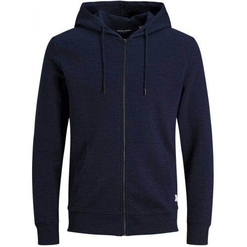 Front - Jack And Jones Mens Basic Full Zip Hoodie