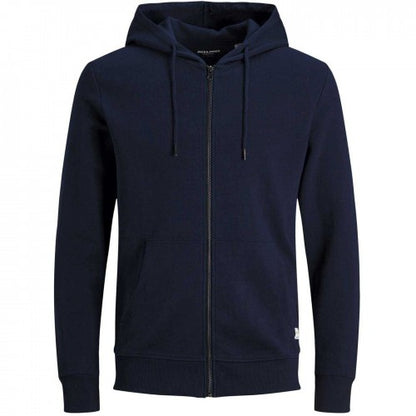 Front - Jack And Jones Mens Basic Full Zip Hoodie