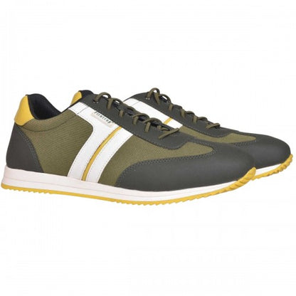 Front - Firetrap Mens Mexico Striped Flat Trainers