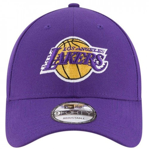 Front - New Era Unisex Adult 9Forty LA Lakers Baseball Cap