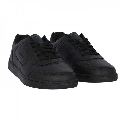 Front - Slazenger Mens Tower Leather Low Trainers