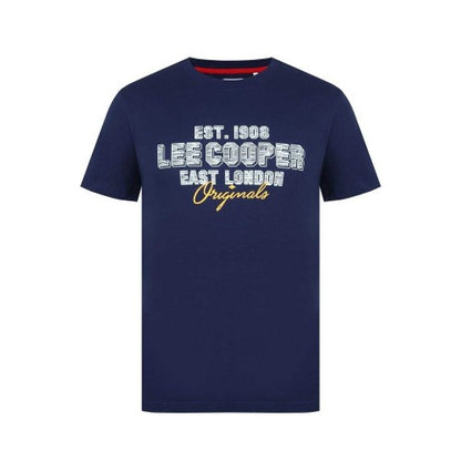 Front - Lee Cooper Mens Cotton Crew Neck T-Shirt