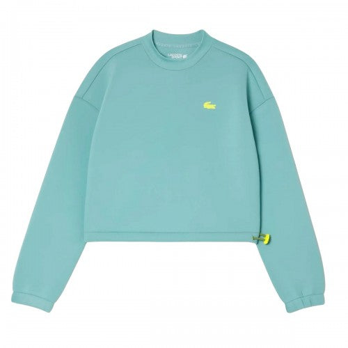 Front - Lacoste Womens/Ladies Drawstring Loose Fit Sweatshirt