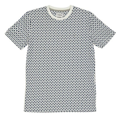 Front - Farah Childrens/Kids Geometric Jersey Embroidered Short-Sleeved T-Shirt