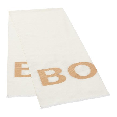 Front - Boss Unisex Adult Oblong Logo Scarf