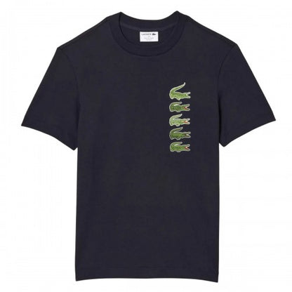 Front - Lacoste Mens Iconic Croc Regular T-Shirt