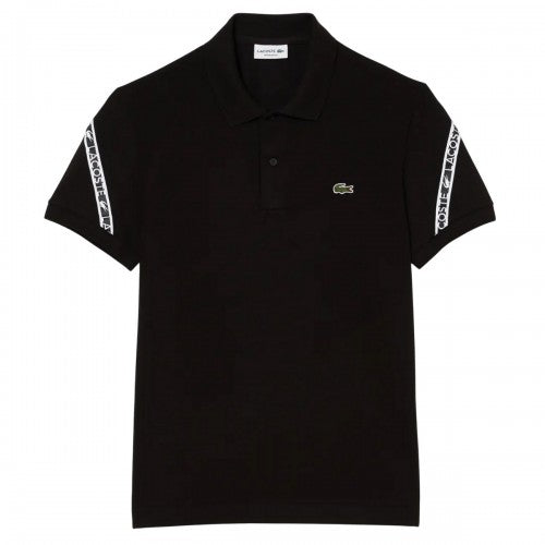 Front - Lacoste Mens Mini Pique Stretch Regular Polo Shirt