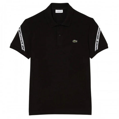Front - Lacoste Mens Mini Pique Stretch Regular Polo Shirt