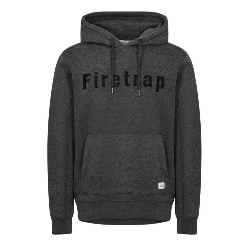 Front - Firetrap Mens Graphic Fleece Hoodie