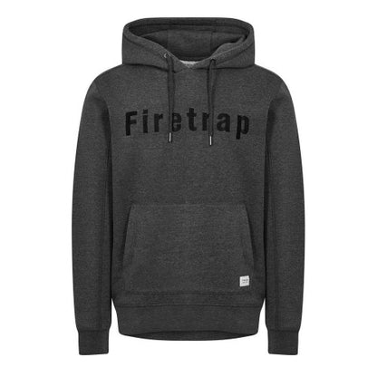 Front - Firetrap Mens Graphic Fleece Hoodie