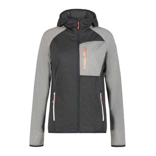 Front - Icepeak Womens/Ladies Fleece Raglan Hoodie