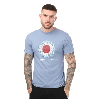 Front - One True Saxon Mens Paisley Cotton T-Shirt