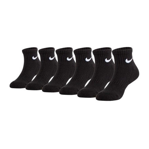 Front - Nike Childrens/Kids Quarter Socks (Pack of 6)
