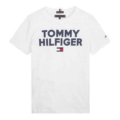 Front - Tommy Hilfiger Boys Corp Logo T-Shirt