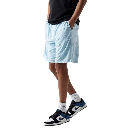 Front - 11 Degrees Mens Towelling Elasticated Waist Shorts