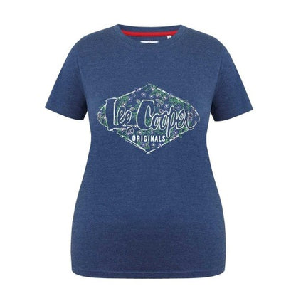 Front - Lee Cooper Womens/Ladies Classic Flowers T-Shirt
