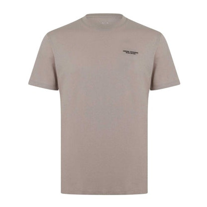 Front - Armani Exchange Mens Logo Cotton T-Shirt