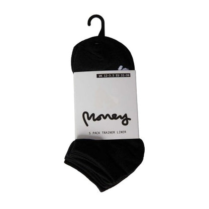 Front - Money Childrens/Kids Zena Liner Socks (Pack of 5)