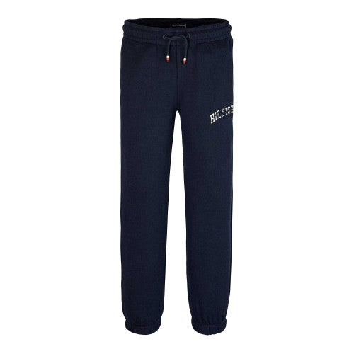 Front - Tommy Hilfiger Boys Script Jogging Bottoms