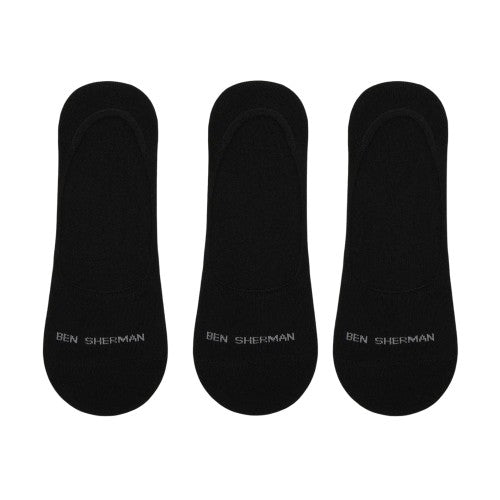 Front - Ben Sherman Mens Makalu Logo Liner Socks (Pack of 3)