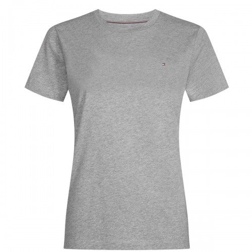 Front - Tommy Hilfiger Womens/Ladies Embroidered Logo Cotton T-Shirt