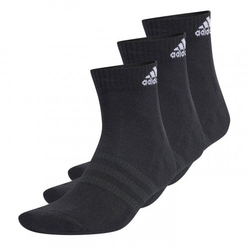 Front - Adidas Womens/Ladies Ankle Socks (Pack of 3)