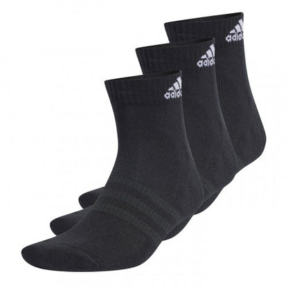Front - Adidas Womens/Ladies Ankle Socks (Pack of 3)