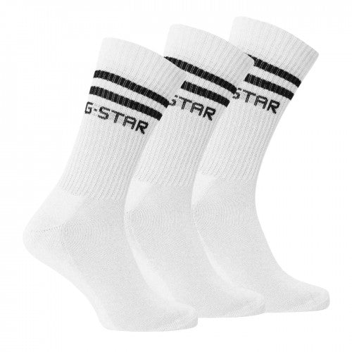 Front - G-Star Unisex Adult Crew Socks (Pack of 3)