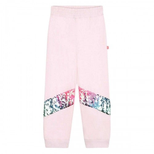 Front - Billieblush Girls Sequin Regular Jogging Bottoms