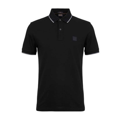Front - Boss Mens Passertip Pique Short-Sleeved Polo Shirt