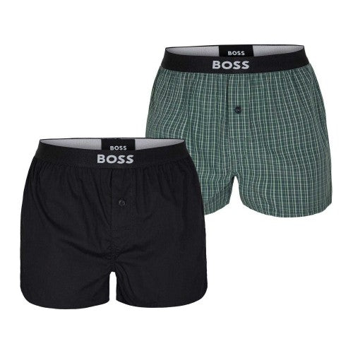 Front - Boss Mens Boxer Shorts (Pack of 2)