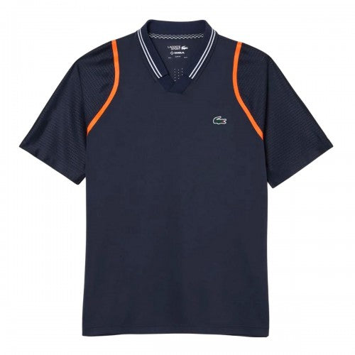 Front - Lacoste Mens Daniil Medvedev Tennis Polo Shirt