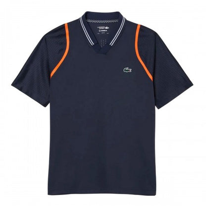 Front - Lacoste Mens Daniil Medvedev Tennis Polo Shirt