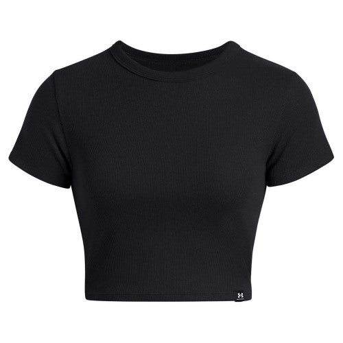 Front - Under Armour Womens/Ladies Ribbed Crop Top
